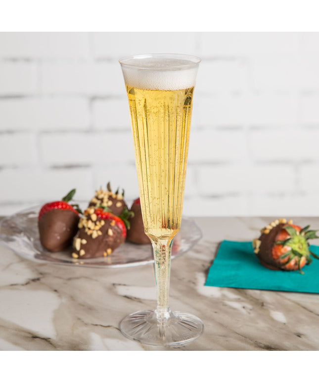 Ly champagne nhựa hai mảnh trong suốt WNA Comet OPSCHMP5 Opulence 148 ml - Gói 10 cái
