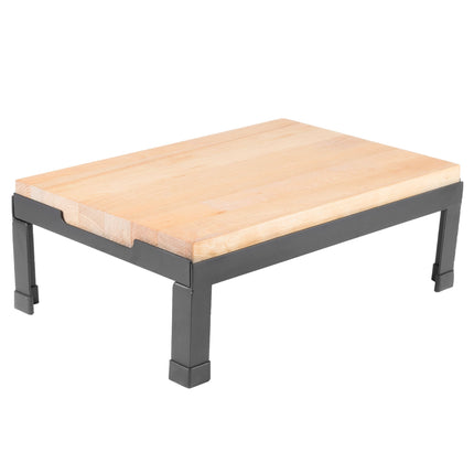 Kệ khối gỗ thớt khung sơn tĩnh điện đen TableCraft BBR18126 47 x 32 x 16,5 cm