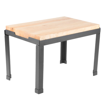 Kệ khối gỗ thớt khung sơn tĩnh điện đen TableCraft BBR181212 47 x 32 x 30 cm