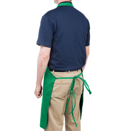 Tạp dề yếm vải poly-cotton có thể tùy chỉnh Chef Revival xanh lá, 1 túi