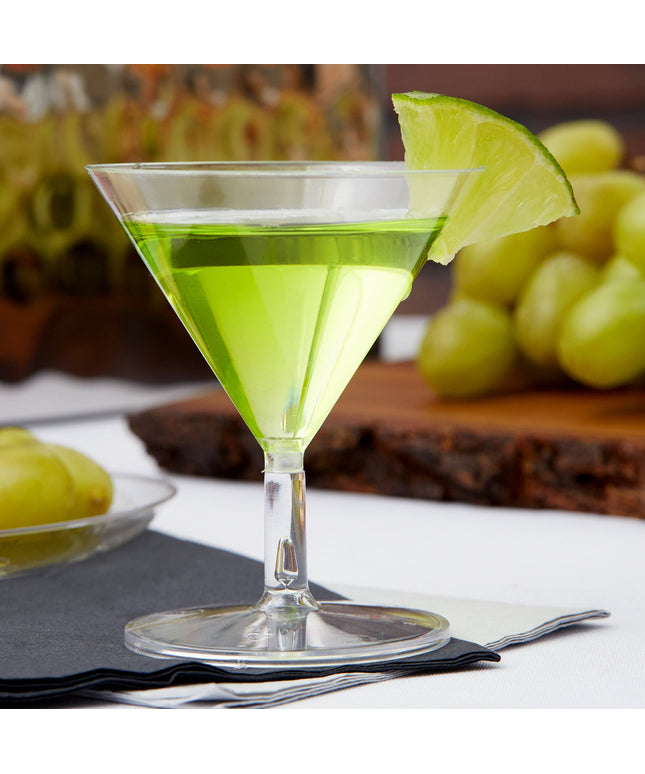 Ly martini nhựa 2 mảnh Fineline Tiny Temptations 6401-CL 59 ml trong suốt - Thùng 120 cái