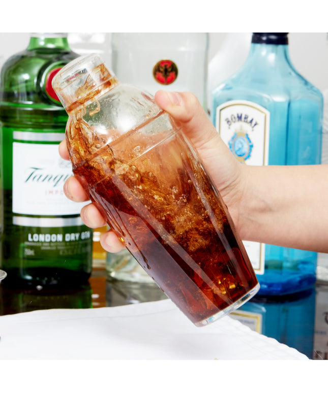 Bình lắc cocktail nhựa trong suốt Fineline Quenchers 4103-CL 414 ml - Thùng 24 cái