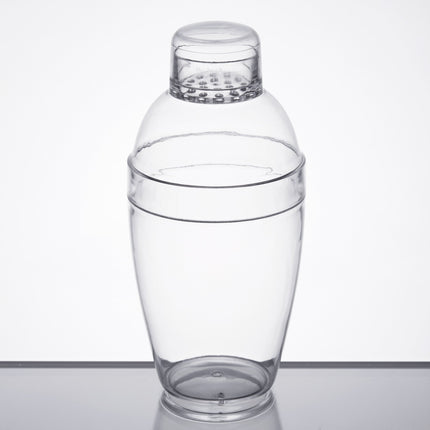 Bình lắc nhựa trong dùng một lần Fineline Quenchers 4102-CL 296 ml - Thùng 24 cái