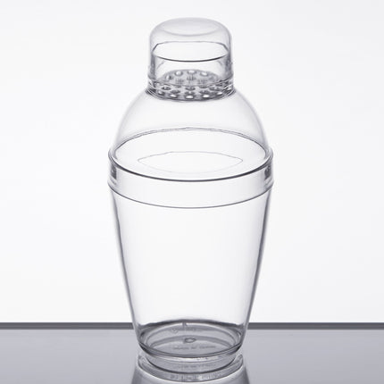 Ly lắc nhựa trong suốt dùng một lần Fineline 4101-CL Quenchers 207 ml - Thùng 24 cái