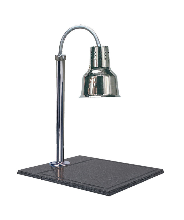 Quầy cắt thịt thép không gỉ 1 bóng đèn Hanson Heat Lamps SLM/BB/600ST 51 x 61 cm, đế đá granite tổng hợp