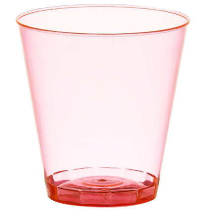 Ly shot nhựa cứng màu đỏ neon Fineline Quenchers 402-RD 59 ml - Thùng 2.500 cái