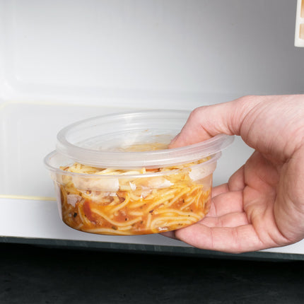 Hộp đựng thực phẩm nhựa PP trong suốt Solo MicroGourmet 237 ml - Thùng 500 cái