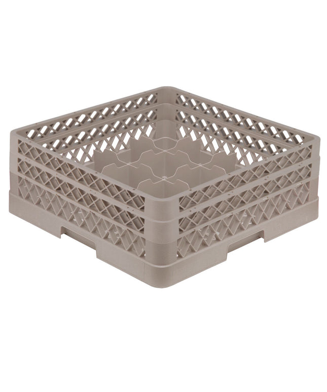 Giá đựng ly 16 ngăn màu be Vollrath Traex® TR8DA cỡ đầy đủ cao 16,2 cm