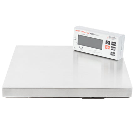Cân pizza Cardinal Detecto PZ60W 27,2 kg thép không gỉ với không dây màn hình số và trừ bì không chạm