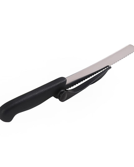 Dao Cắt Bánh Mì Mercer Culinary M13613 21 cm Lưỡi Lượn Sóng Cán Polypropylene Đen Thép Đức