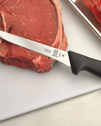 Dao Gọt Thịt Mercer Culinary M13702 13 cm Cán Nhựa Nylon Đen Chống Trượt, Thép Đức Carbon Cao