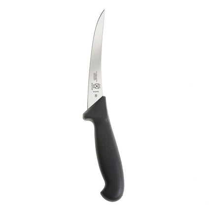 Mercer Culinary M13703 Dao Rọc Xương Cong 15 cm Cán Nhựa Nylon Kết Cấu Đen, Thép Đức Carbon Cao