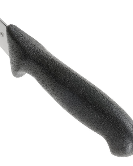 Mercer Culinary M13703 Dao Rọc Xương Cong 15 cm Cán Nhựa Nylon Kết Cấu Đen, Thép Đức Carbon Cao