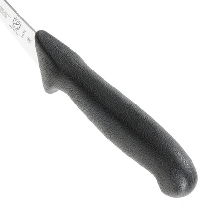 Mercer Culinary M13704 Dao Rọc Xương Cong Bán Linh Hoạt 15 cm Cán Nylon Đen Vân Nổi, Thép Đức Carbon Cao