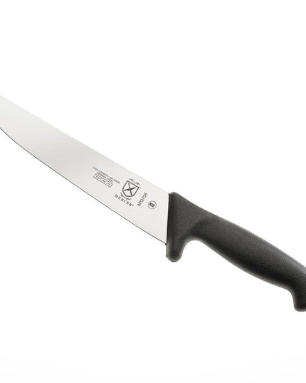 Dao Làm Thịt Châu Âu Mercer Culinary M13706 21cm Cán Nylon Cứng Đen Thép Đức Carbon Cao