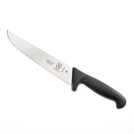 Dao Làm Thịt Châu Âu Mercer Culinary M13706 21cm Cán Nylon Cứng Đen Thép Đức Carbon Cao