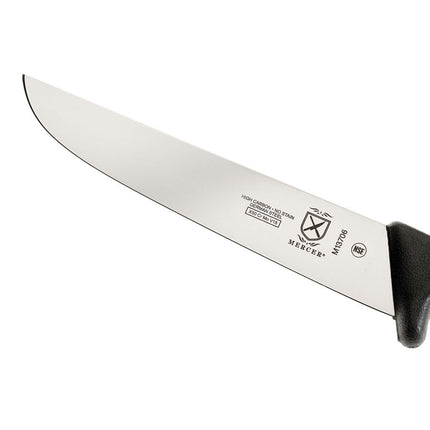 Dao Làm Thịt Châu Âu Mercer Culinary M13706 21cm Cán Nylon Cứng Đen Thép Đức Carbon Cao