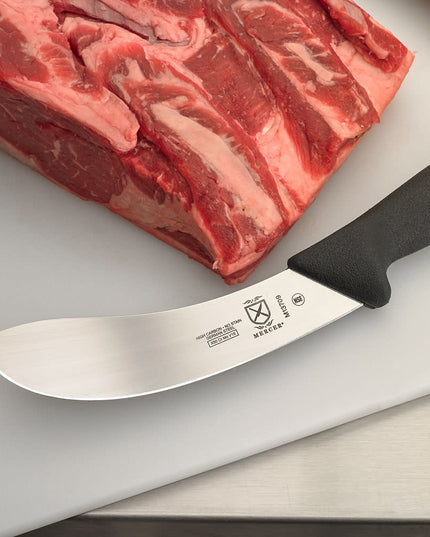 Dao Lột Da Mercer Culinary M13709 15cm Cán Nylon Cứng Đen Thép Đức Carbon Cao