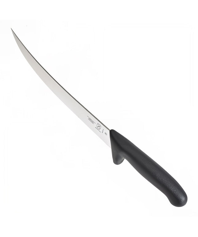 Dao Xẻ Thịt Mercer Culinary M13714 25.4 cm Cán Nylon Gia Cường Thủy Tinh Đen Thép Đức Carbon Cao