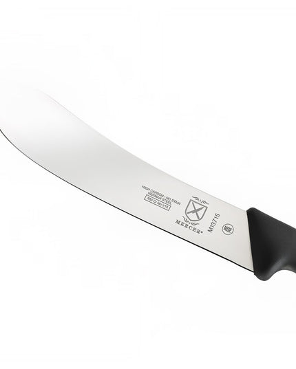 Dao Làm Thịt Mercer Culinary M13715 20.3cm Cán Nylon Cứng Đen Thép Đức Carbon Cao