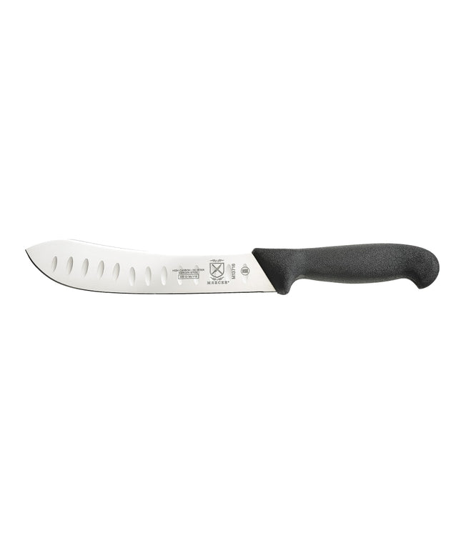 Dao Làm Thịt Granton Mercer Culinary M13716 20.3 cm Tay Cầm Nylon Gia Cường Sợi Thủy Tinh Đen Thép Đức Carbon Cao