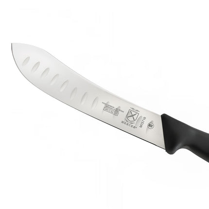 Dao Làm Thịt Granton Mercer Culinary M13716 20.3 cm Tay Cầm Nylon Gia Cường Sợi Thủy Tinh Đen Thép Đức Carbon Cao