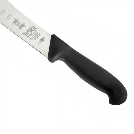 Dao Làm Thịt Granton Mercer Culinary M13716 20.3 cm Tay Cầm Nylon Gia Cường Sợi Thủy Tinh Đen Thép Đức Carbon Cao