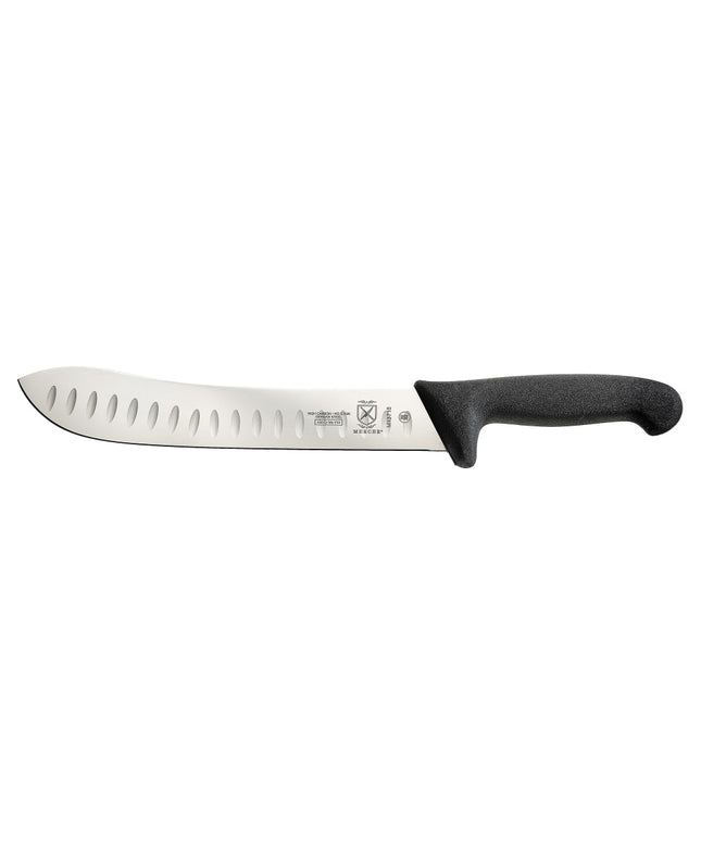 Dao Làm Thịt Granton Mercer Culinary M13718 25.4 cm Tay Cầm Nylon Gia Cường Sợi Thủy Tinh Đen Thép Đức Carbon Cao