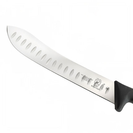 Dao Làm Thịt Granton Mercer Culinary M13718 25.4 cm Tay Cầm Nylon Gia Cường Sợi Thủy Tinh Đen Thép Đức Carbon Cao