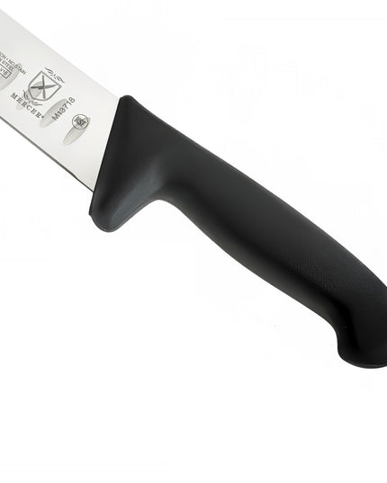 Dao Làm Thịt Granton Mercer Culinary M13718 25.4 cm Tay Cầm Nylon Gia Cường Sợi Thủy Tinh Đen Thép Đức Carbon Cao