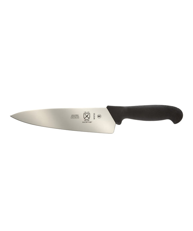 Dao Bếp Trưởng Mercer Culinary M13720 20.3 cm Cán Nylon Gia Cường Sợi Thủy Tinh Đen Thép Đức Carbon Cao