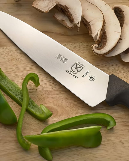 Dao Bếp Trưởng Mercer Culinary M13720 20.3 cm Cán Nylon Gia Cường Sợi Thủy Tinh Đen Thép Đức Carbon Cao