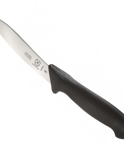 Dao Lọc Da Cừu Mercer Culinary M13722 12.7 cm Tay Cầm Nylon Gia Cường Sợi Thủy Tinh Đen Thép Đức Carbon Cao