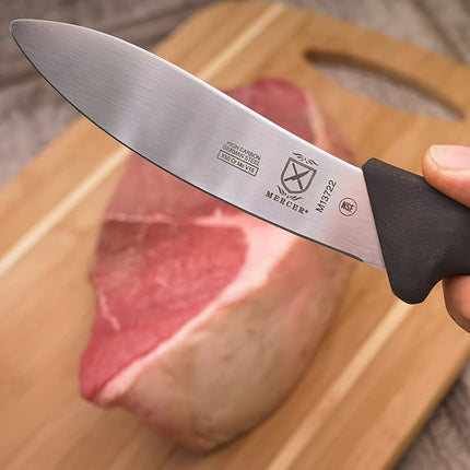 Dao Lọc Da Cừu Mercer Culinary M13722 12.7 cm Tay Cầm Nylon Gia Cường Sợi Thủy Tinh Đen Thép Đức Carbon Cao