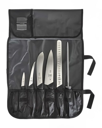Bộ Dao BBQ Thi Đấu Mercer Culinary M13751 8 Món Kèm Túi Cuộn