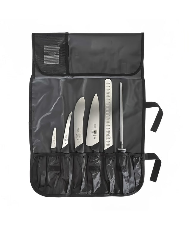 Bộ Dao BBQ Thi Đấu Mercer Culinary M13751 8 Món Kèm Túi Cuộn