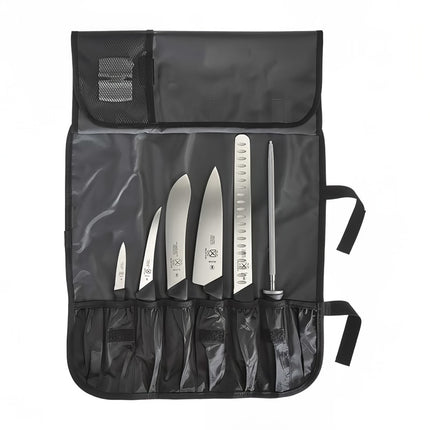 Bộ Dao BBQ Thi Đấu Mercer Culinary M13751 8 Món Kèm Túi Cuộn