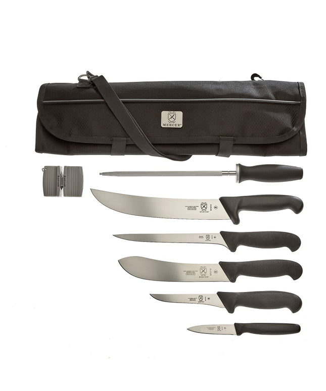 Bộ Dụng Cụ Mổ Thịt 8 Món Mercer Culinary M13754 Túi Cuộn