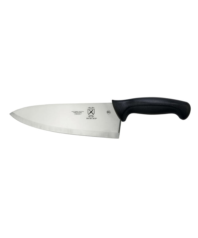 Dao Bếp Trưởng Mercer Culinary M18010 25.4 cm Cán Santoprene®/Polypropylene Đen Thép Nhật Carbon Cao
