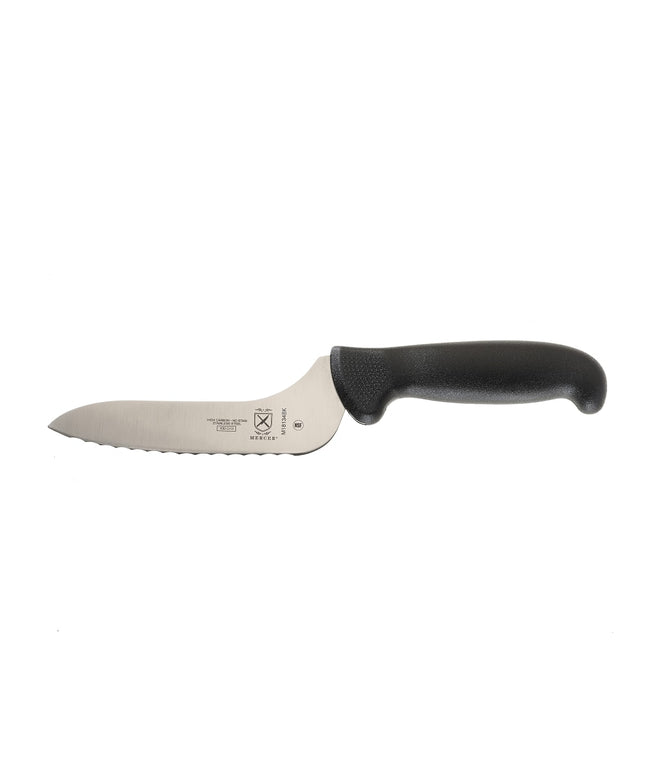 Dao Cắt Bánh Mì Mercer Culinary M18134BK 15.2 cm Tay Cầm Polypropylene Đen Thép Nhật Carbon Cao