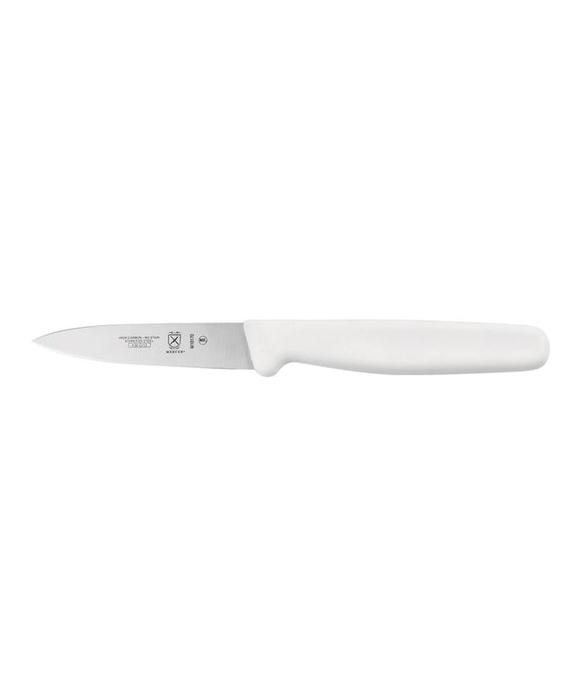 Dao Gọt Mercer Culinary M18170 7.6 cm Tay Cầm Polypropylene Trắng, Thép Carbon Cao Nhật Bản