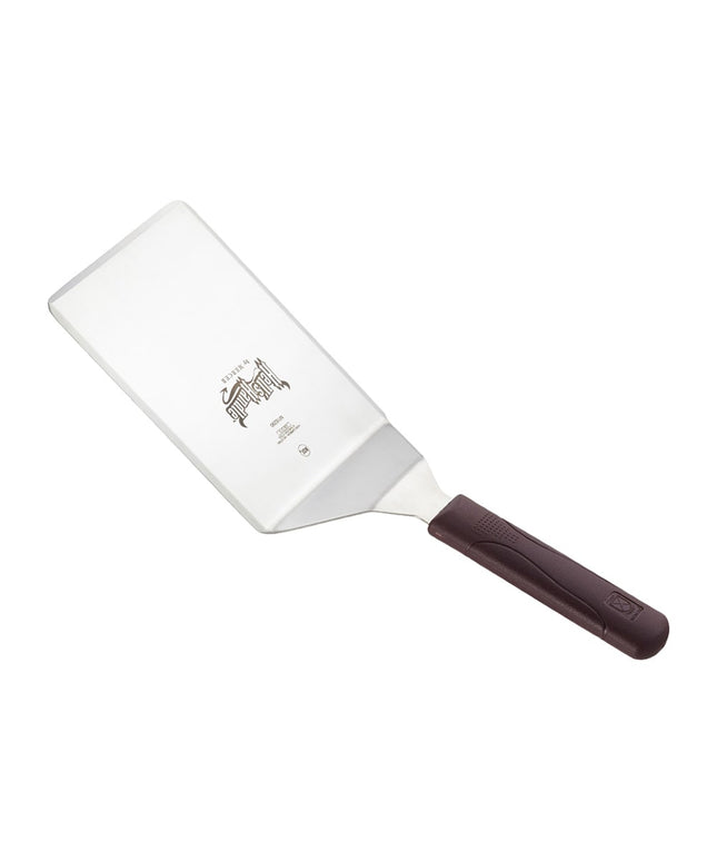 Xẻng Lật Mercer Culinary M18290 15.2x12.7 cm Tay Cầm Nylon Đỏ Thép Không Gỉ