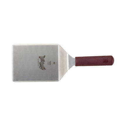 Xẻng Lật Mercer Culinary M18290 15.2x12.7 cm Tay Cầm Nylon Đỏ Thép Không Gỉ