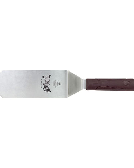 Xẻng Lật Mercer Culinary M18300 20.3x7.6 cm Tay Cầm Nylon Đỏ Thép Không Gỉ