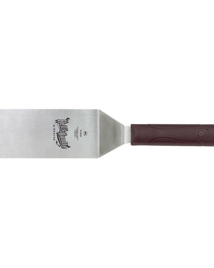 Xẻng Lật Mercer Culinary M18320 15.2x7.6 cm Tay Cầm Nylon Đỏ Thép Không Gỉ