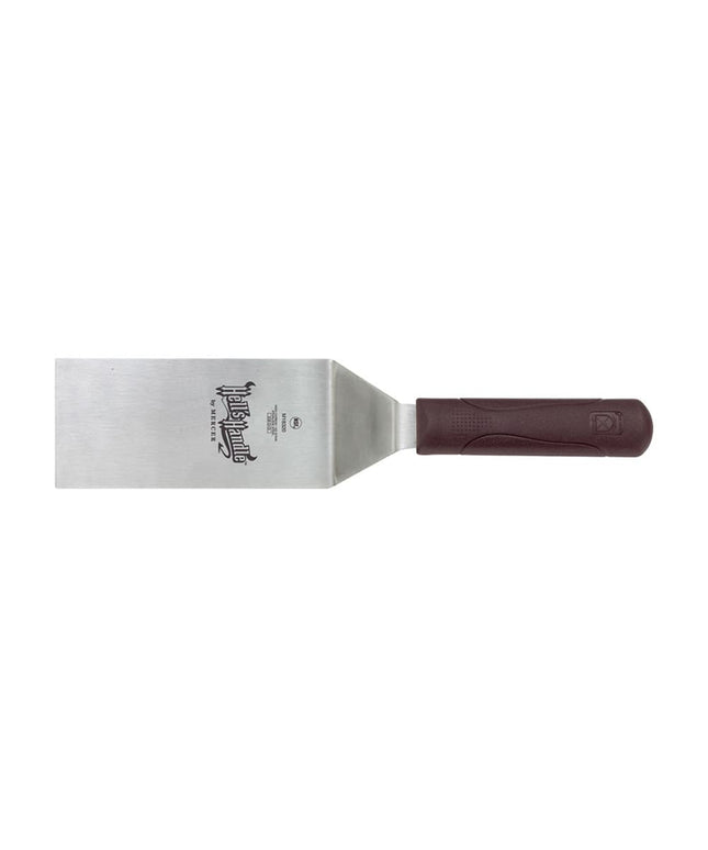 Xẻng Lật Mercer Culinary M18320 15.2x7.6 cm Tay Cầm Nylon Đỏ Thép Không Gỉ