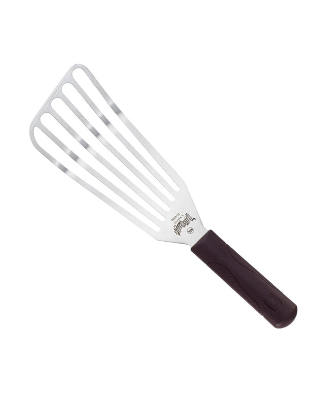 Xẻng Lật Cá Có Rãnh Mercer Culinary M18390 22.9 cm Tay Cầm Nylon Đỏ Thép Không Gỉ