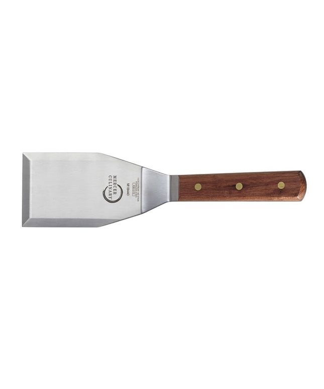 Xẻng Lật Mercer Culinary M18440 Tay Cầm Gỗ Rosewood Thép Không Gỉ 12.7 x 7.6 cm