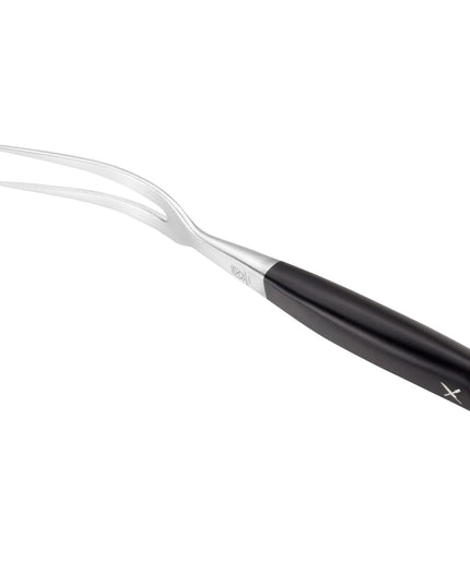 Nĩa Cắt Thịt Mercer Culinary M19015 15.9 cm Tay Cầm POM Đen Thép Đức Carbon Cao