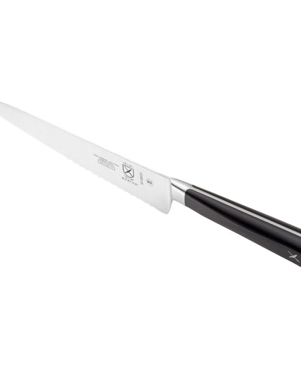 Dao Đa Năng Lưỡi Lượn Sóng Mercer Culinary M19020 15.2 cm Cán POM Đen